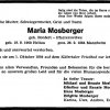 Bonfert Maria 1908-1984 Todesanzeige